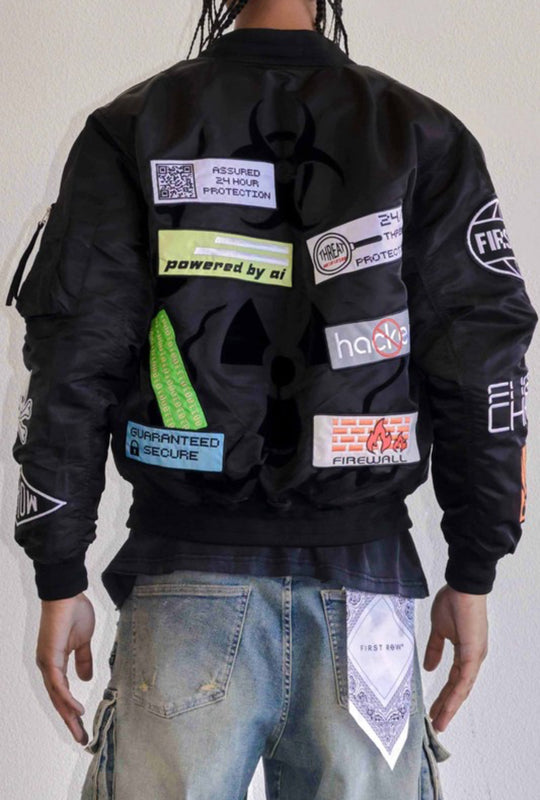 Hazardous Area Nylon Bomber Jacket