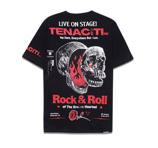 Skull face Rock & Roll Oversized T-shirt