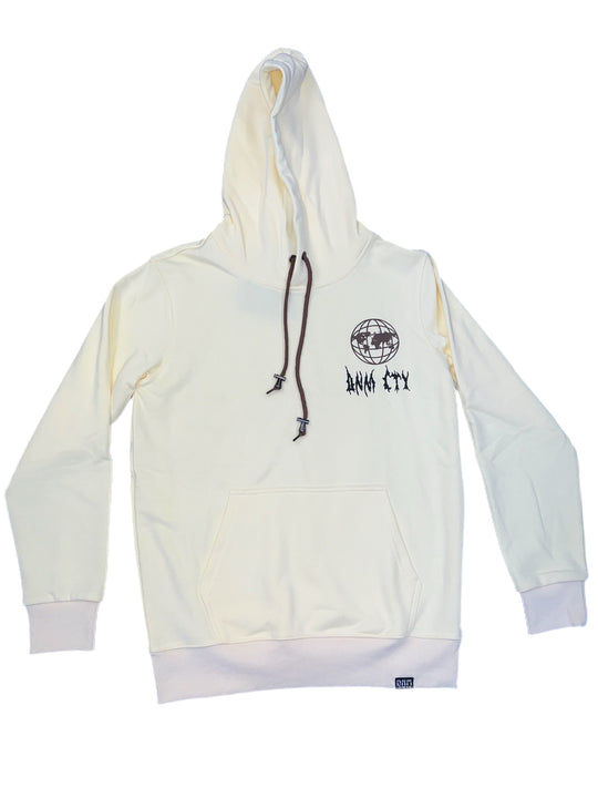 Trust the process beige hoodie