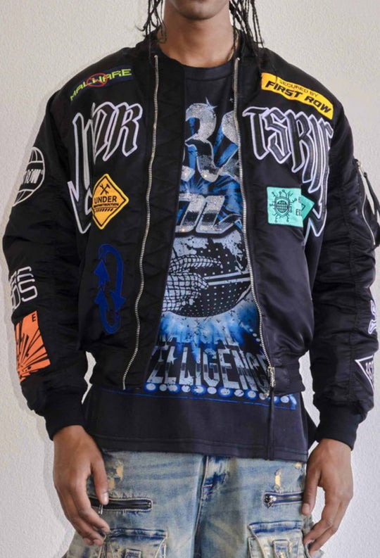 Hazardous Area Nylon Bomber Jacket