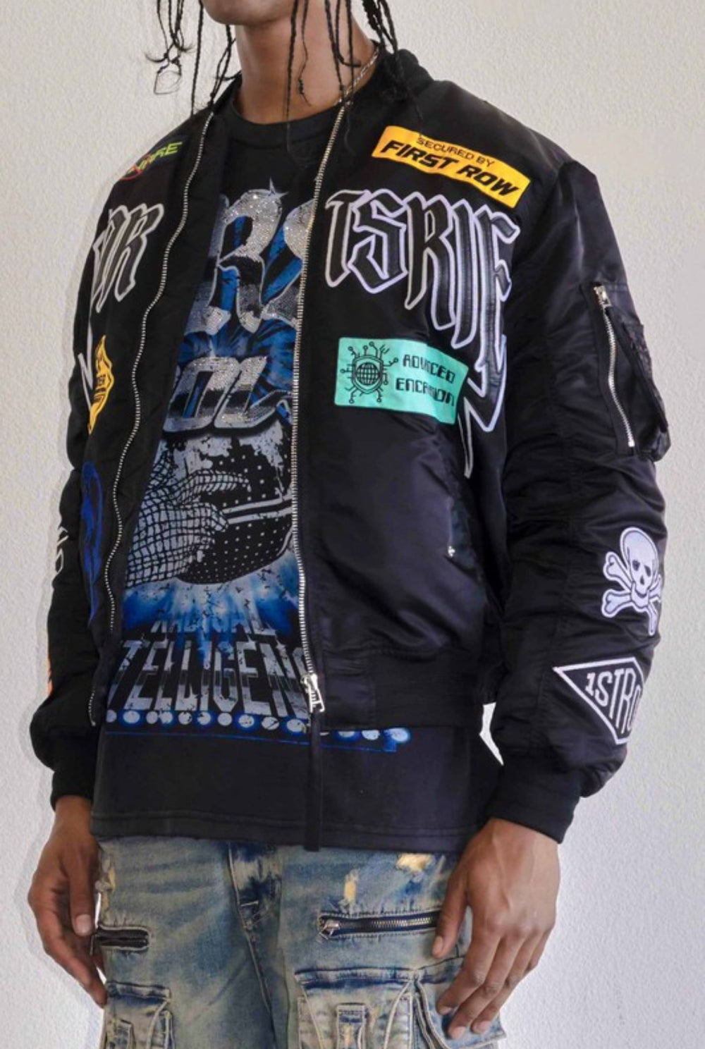 Hazardous Area Nylon Bomber Jacket