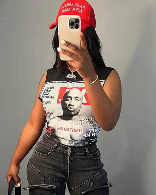 Trust In Tupac Sleeveless Shirt