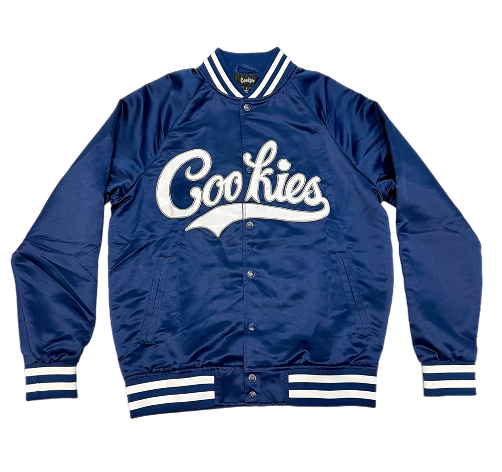 Cookies bases loaded satin varsity jackets multiple colors