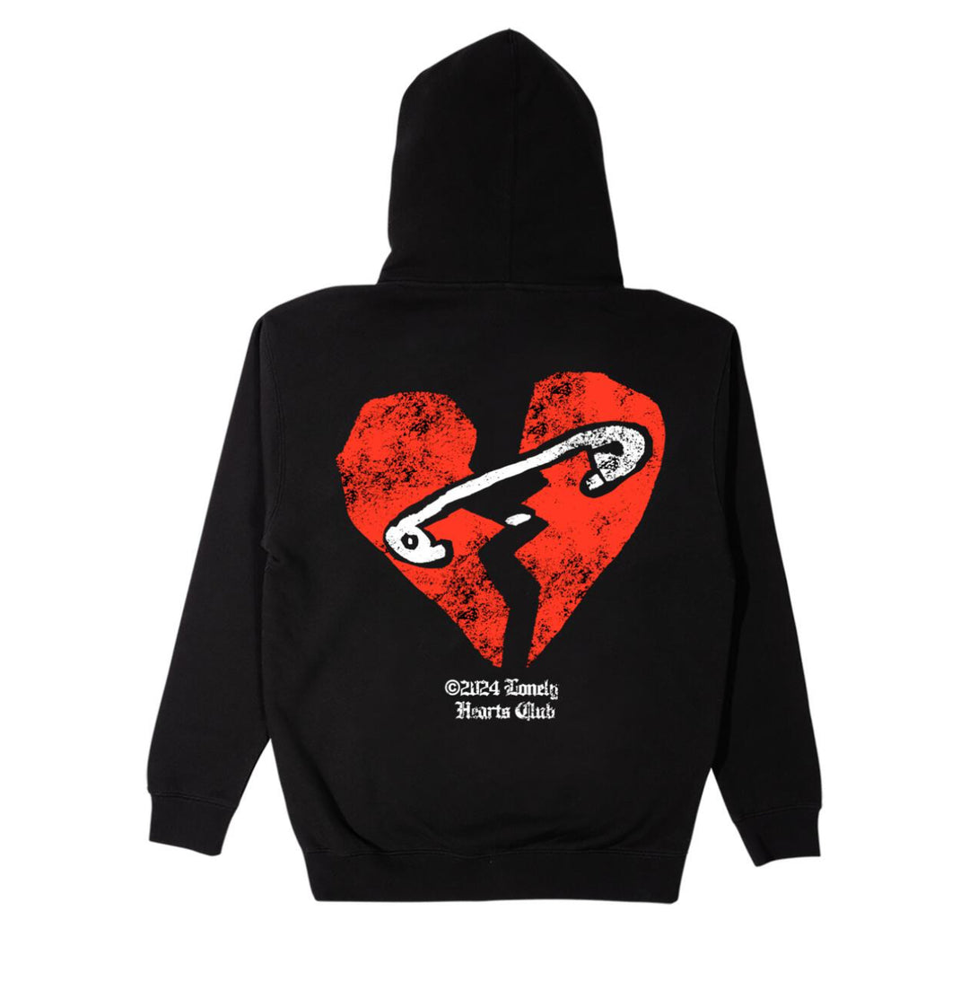 Paper heart full zip up premium hoodie