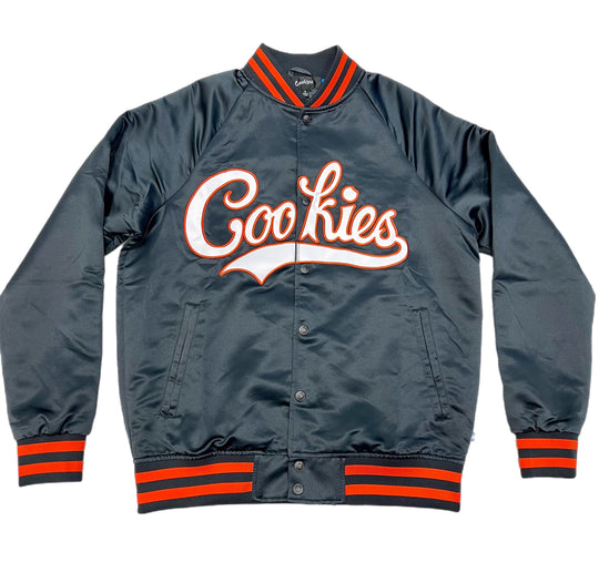 Cookies bases loaded satin varsity jackets multiple colors