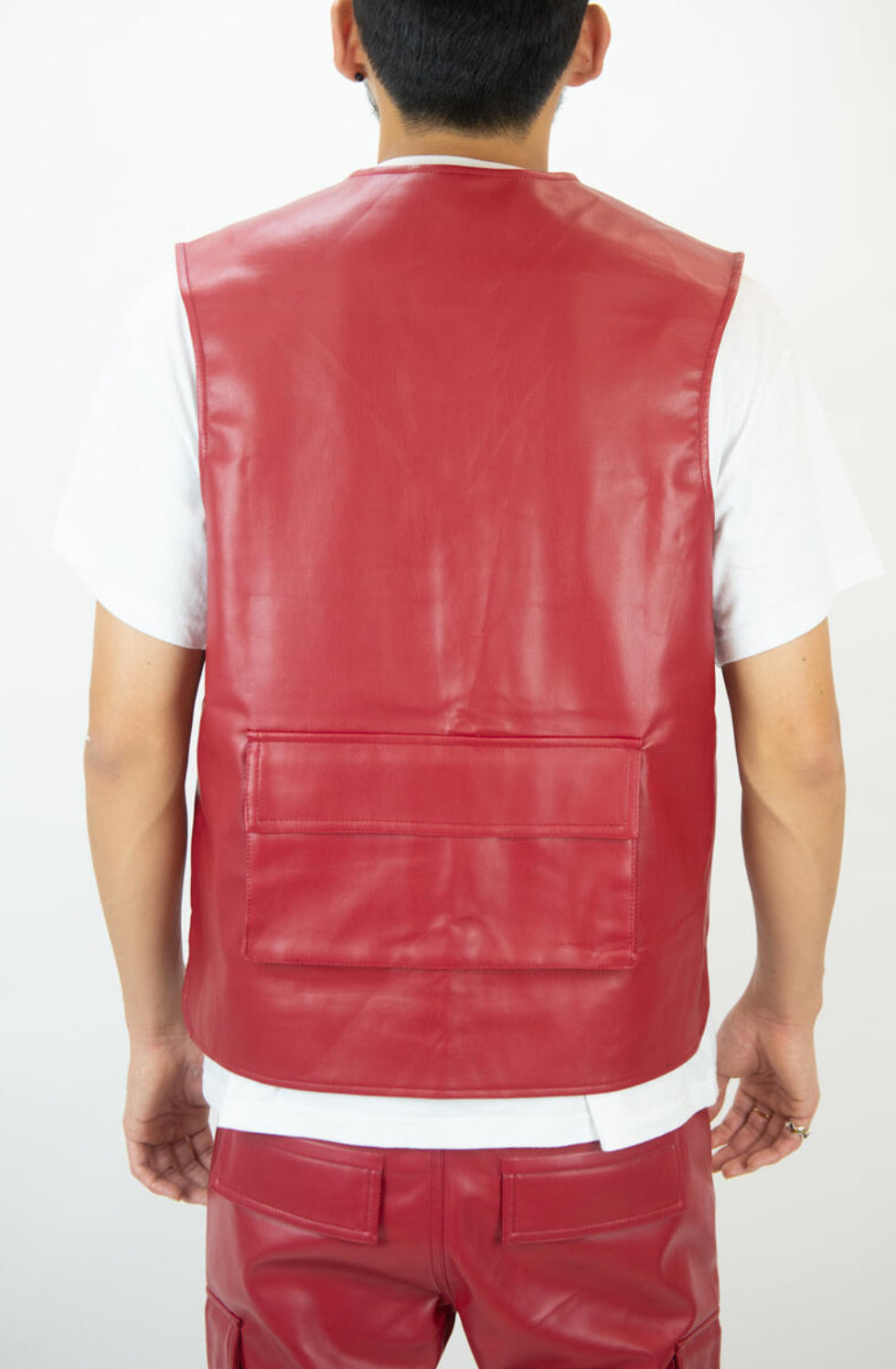 Faux Leather Vest (Multiple Colors)