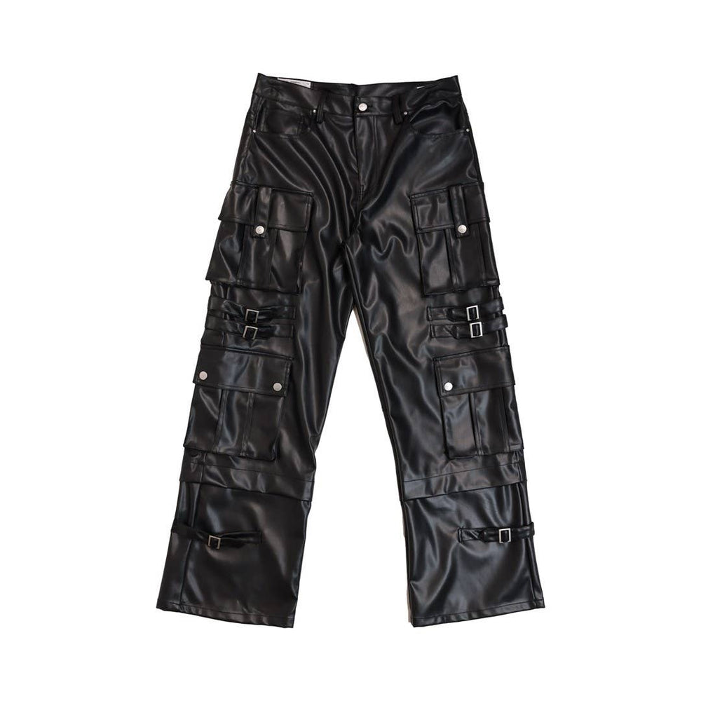 PU Y2K UTILITY CARGO PANTS