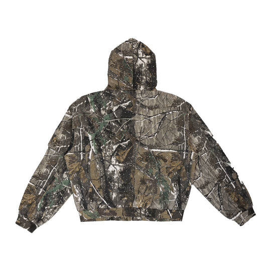 ALLOVER STUD HOOD JACKET