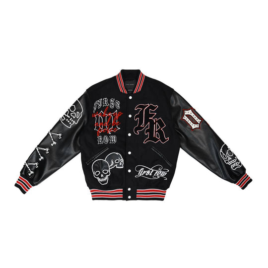 WAKE UP AND BE FIERCE VARSITY JACKET